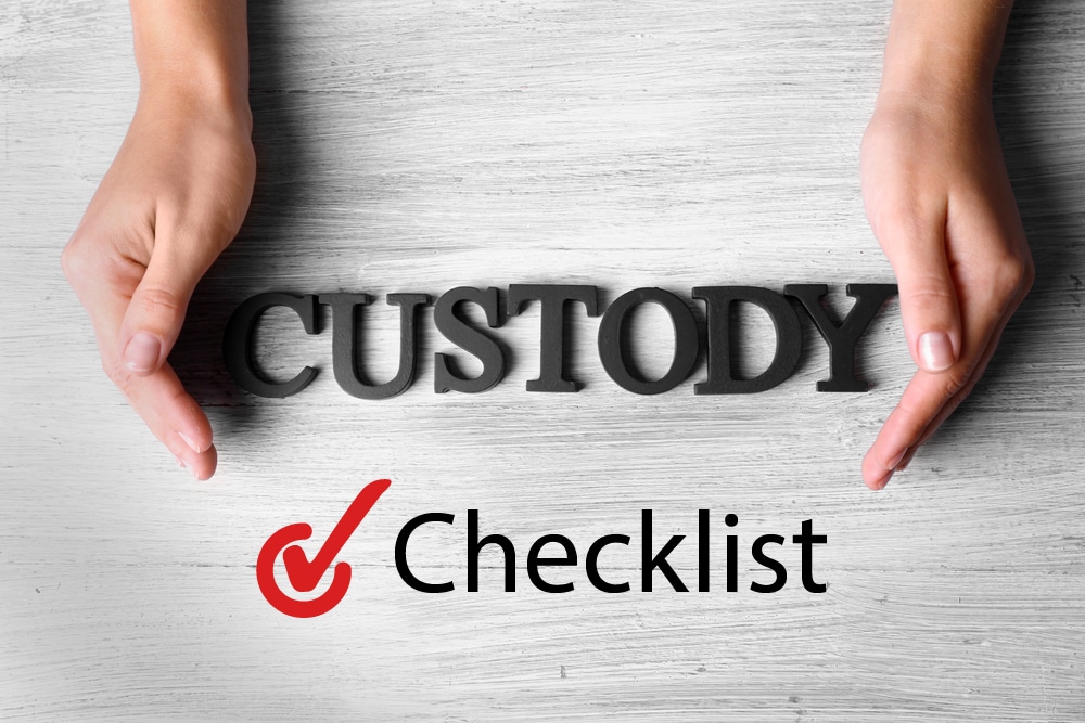 Checklist for Coping with High Conflict Custody Cases